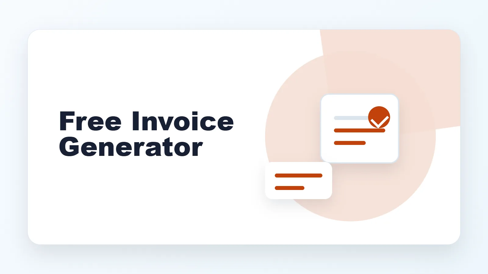 Best Free Invoice Generator Online for PDF Invoices banner