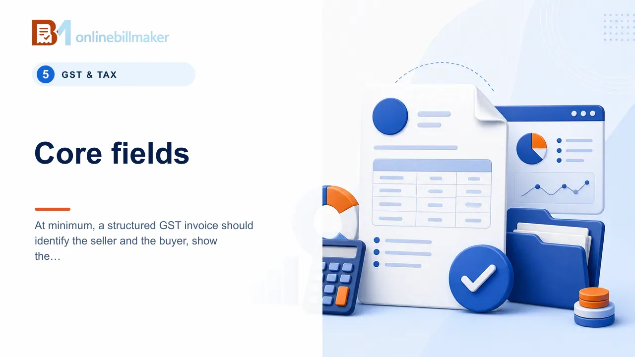 GST invoice format for small business India