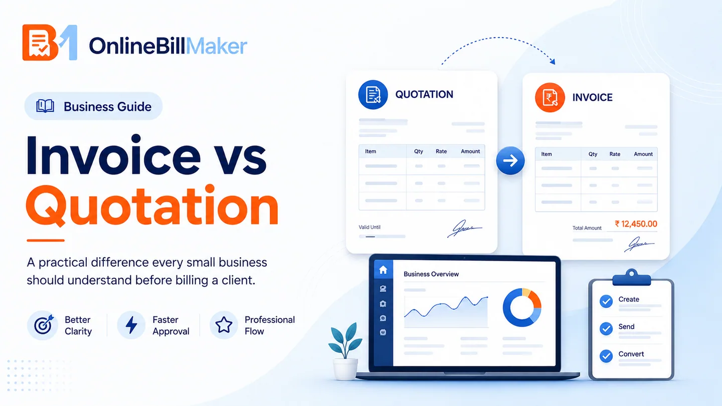 invoice vs quotation