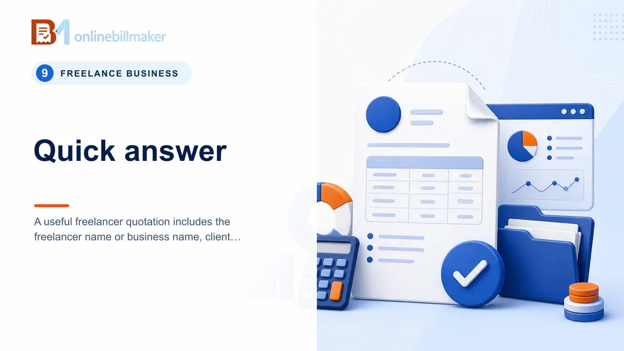 quotation format for freelancers India