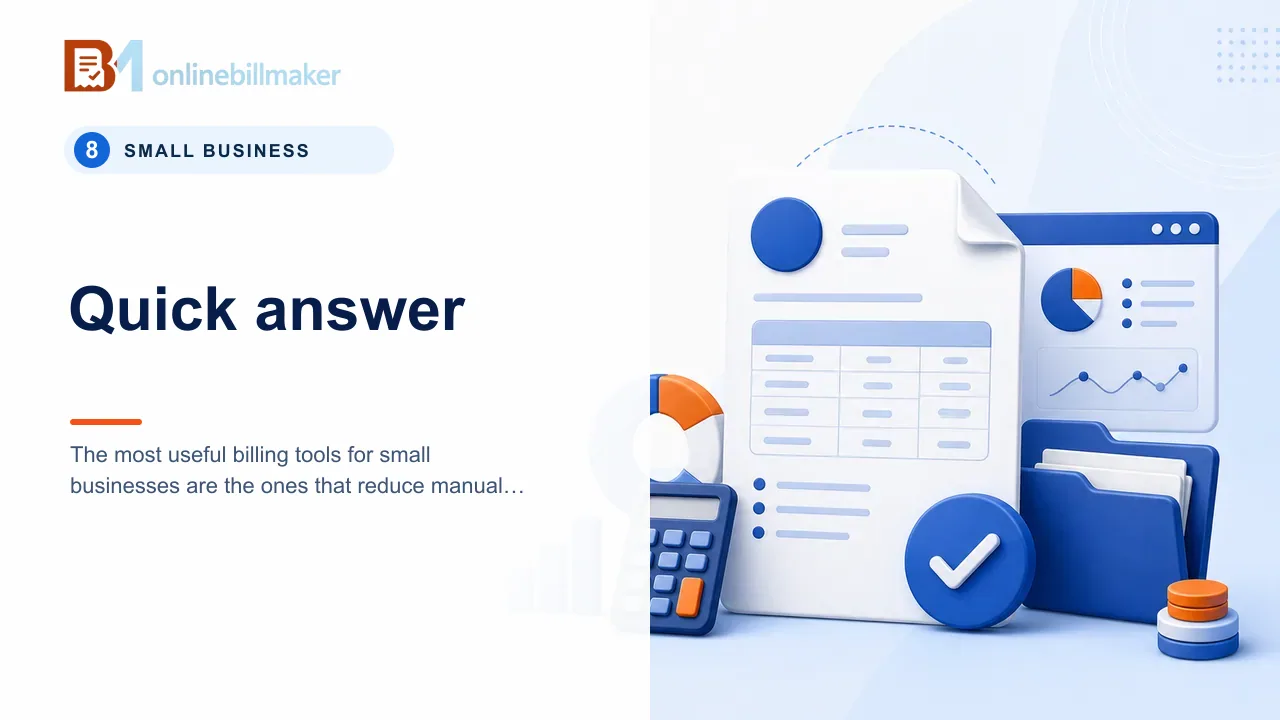 small business billing tools India