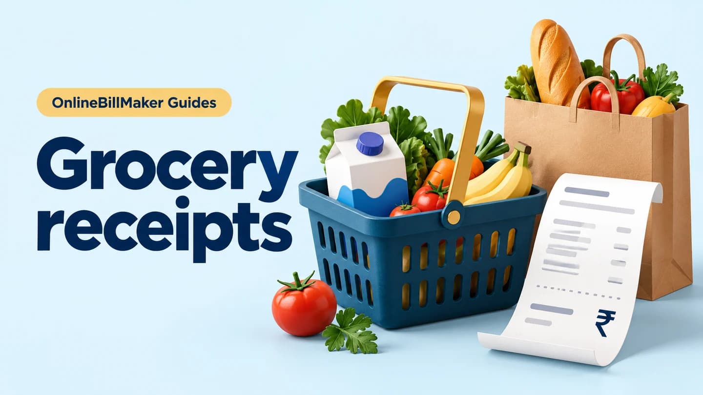 Retail Bill guide — illustrated document and billing details