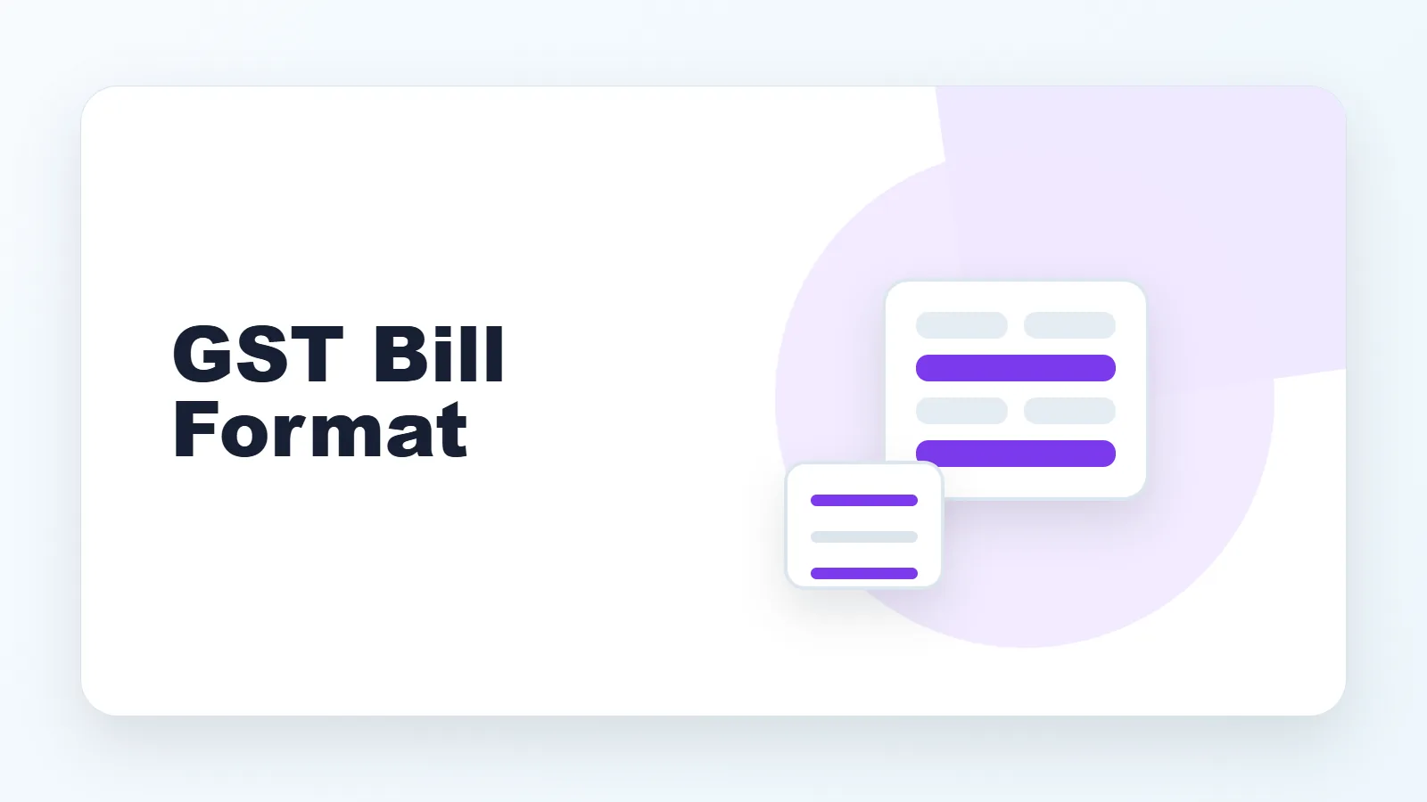 GST Bill Format: Fields, Layout and PDF Creation Tips banner