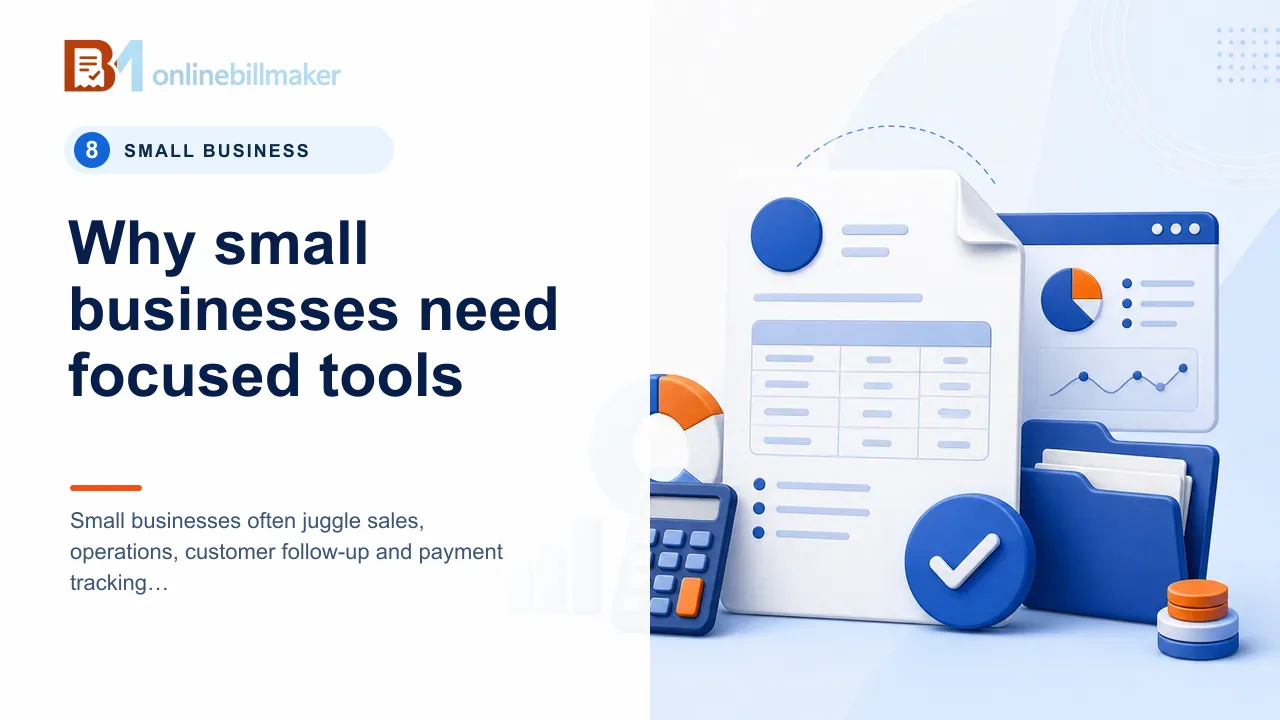 small business billing tools India