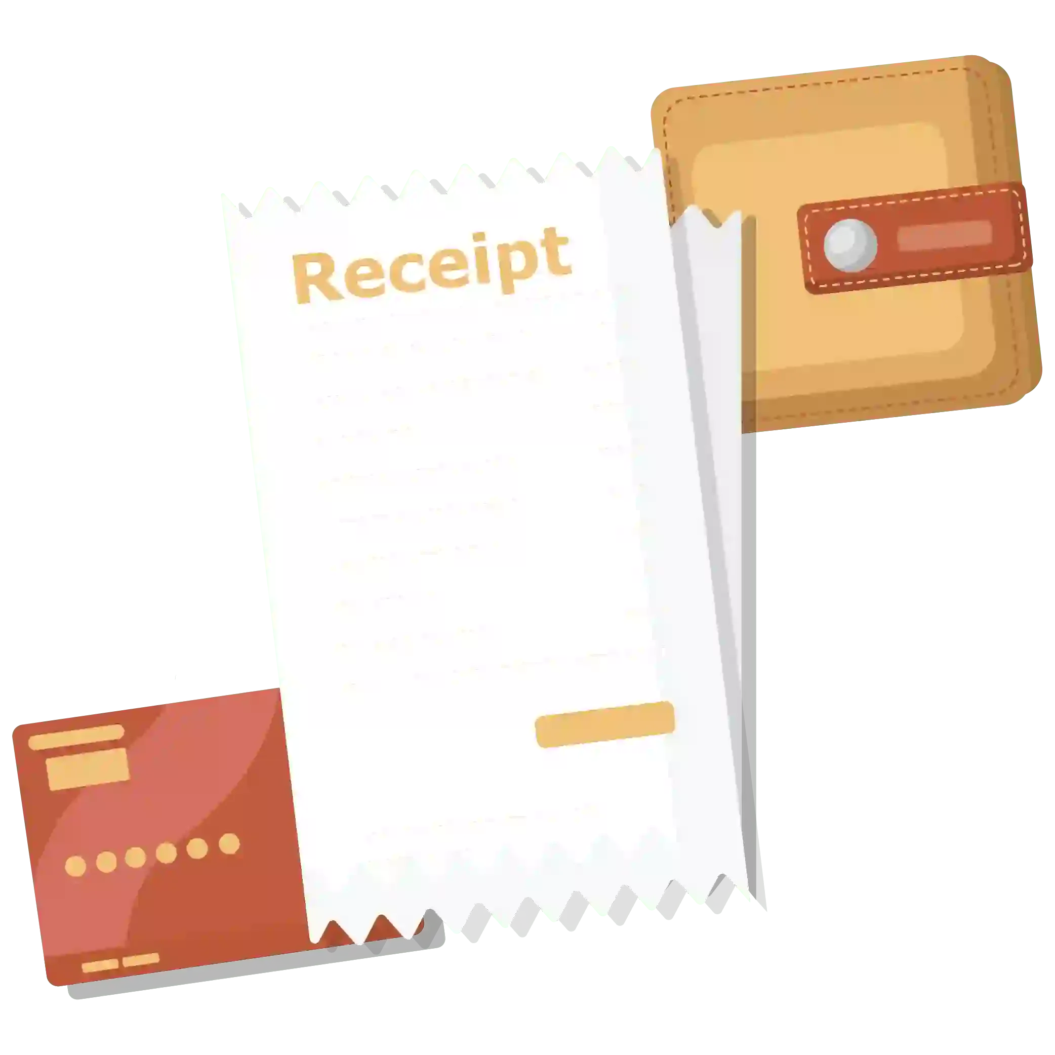 Choosing a receipt format online